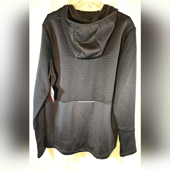 Nwt Reebok XL Quarter Zip Hooded Jacket - Picture 4 of 9